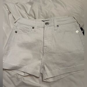 True religion White Denim Women Shorts
